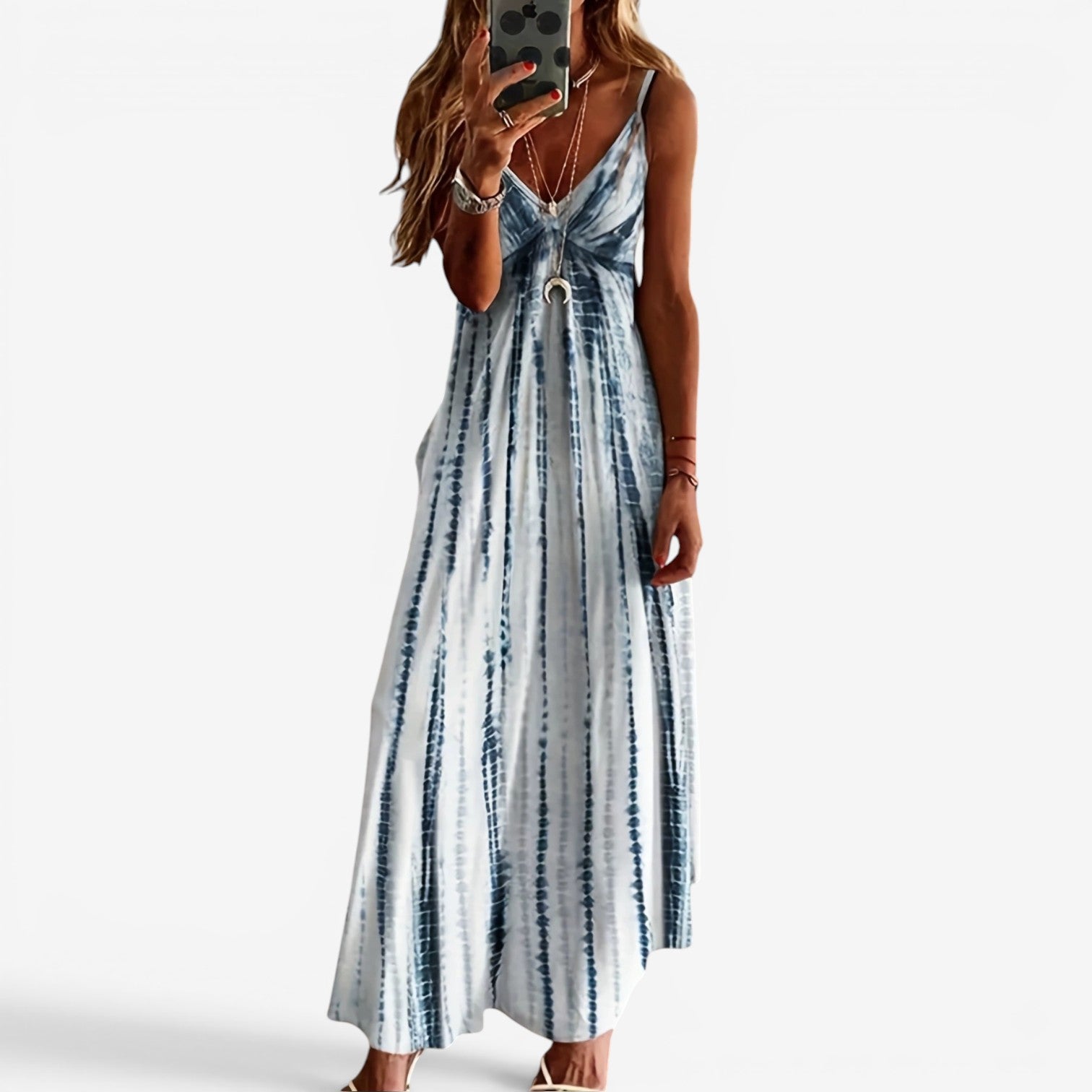 Kelly™ Tie-dye Maxi φόρεμα