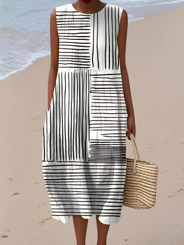 Melissa™ Φόρεμα Midi χωρίς μανίκια