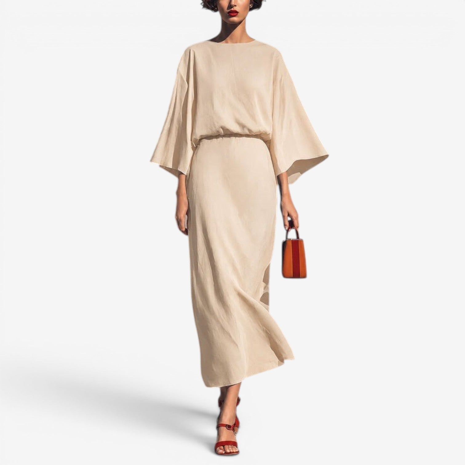Karel™ Long blouse dress